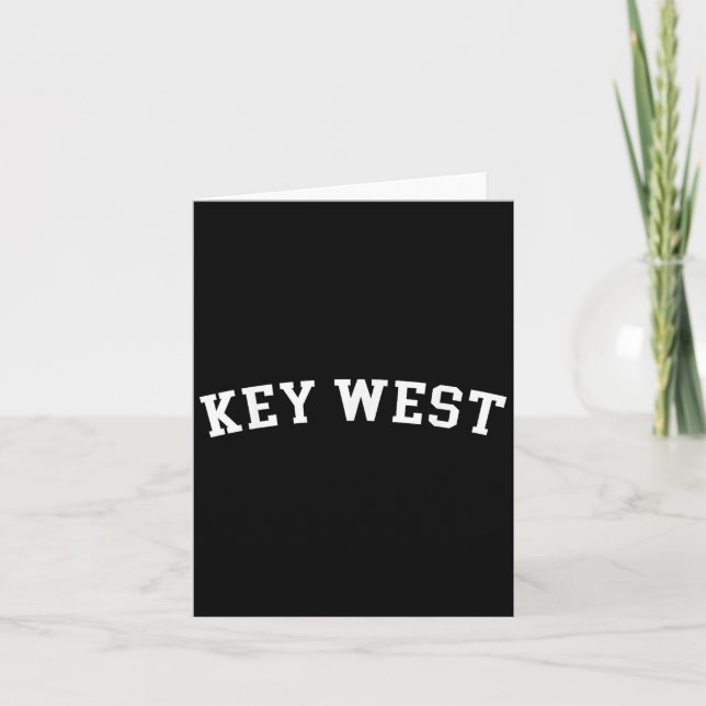 Carte Key West  (Devant)
