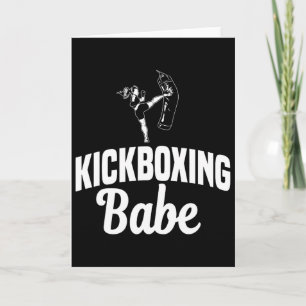 Carte Kickboxing Bybe Kickboxeur Karaté Boxe Combattant