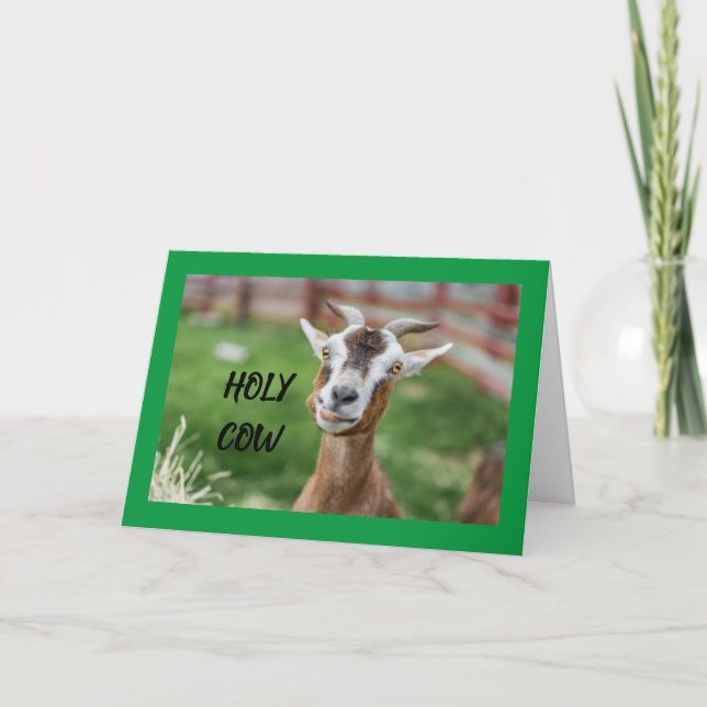 Carte KIDDING DE CHÈVRE POUR VOTRE **18e ANNIVERSAIRE** (Devant)