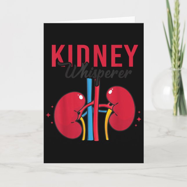 Carte Kidney Whisperer Funny Dialysis Technician Nephrol (Devant)