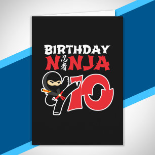 Carte Kids Birthday Ninja