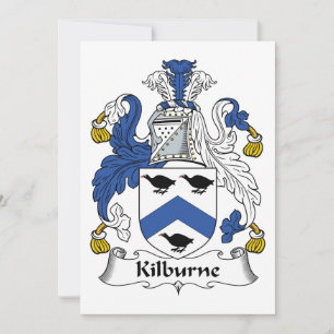 Carte Kilburne Famille Crest