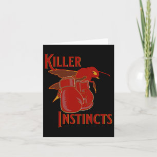Carte Killer Instince Tueur Abeille Et Gants De Boxe