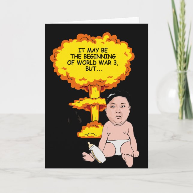 Carte Kim Jong Un Birthday Card - J'espère que vous avez (Devant)