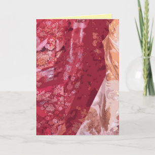 Carte Kimonos mariages japonais en gros plan