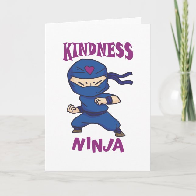 Carte Kindness Ninja (Devant)