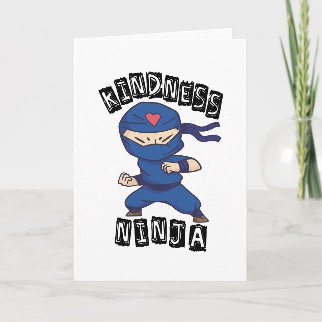Carte Kindness Ninja (Devant)