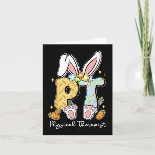 Carte Kinésithérapeute Pt Kinésithérapie Lapin Pâques