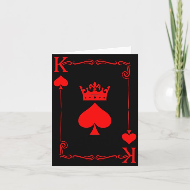Carte King Of Spade Game Black History Playing Card Men  (Devant)