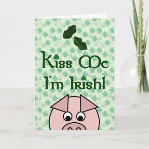 Carte Kiss Me Pig