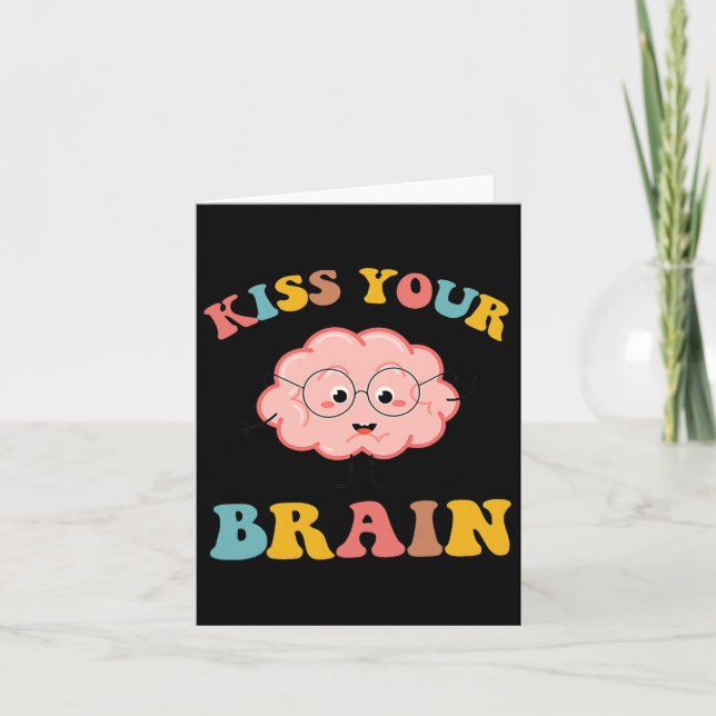 Carte Kiss Your Brain Sped Enseignant Appréciation Ck À  (Devant)