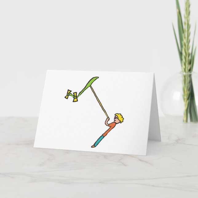Carte Kite Flying (Devant)