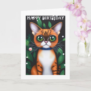 Carte Kitty Cat Ajouter Votre Propre Texte
