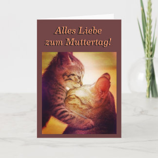 Carte Kitty de la mère