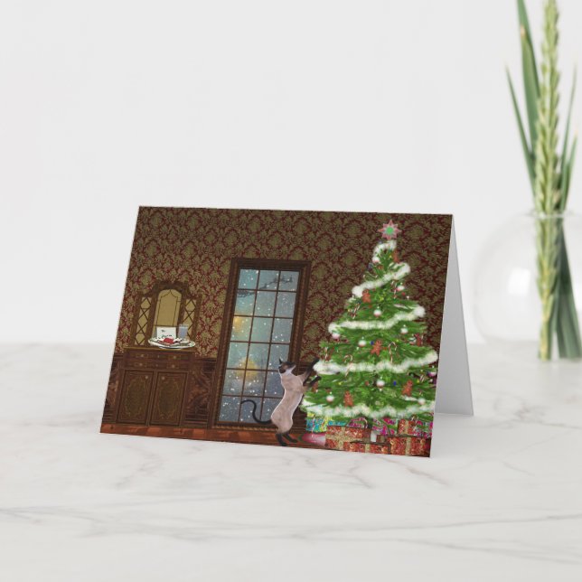 Carte Kitty de la veille de Noël (Devant)