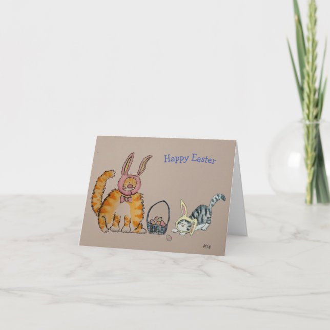 Carte Kitty Easter (Devant)