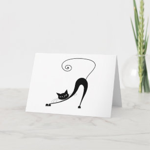Carte Kitty fantaisie noir 2