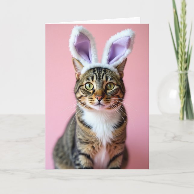 Carte Kitty With Novelty Ears Card (Devant)