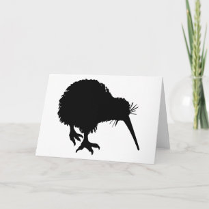 Carte Kiwi Silhouette