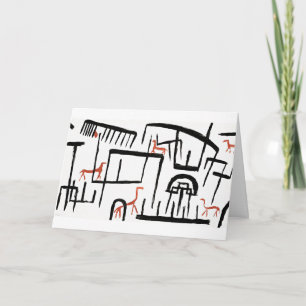 Carte Klee - Animaux dans un boîtier