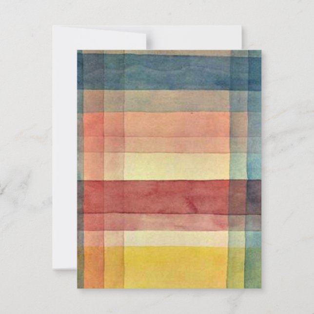 Carte Klee - Architecture de la plaine (Devant)