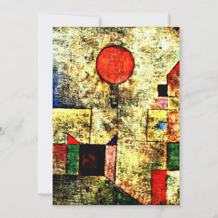 Carte Klee - Balloon rouge
