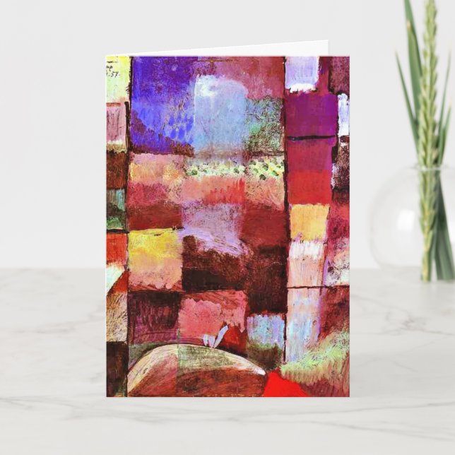 Carte Klee - Cette Fleur veut se fondre (Devant)