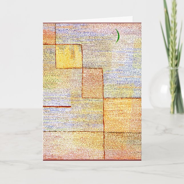 Carte Klee - Clarification, oeuvres d'art abstraites, HD (Devant)