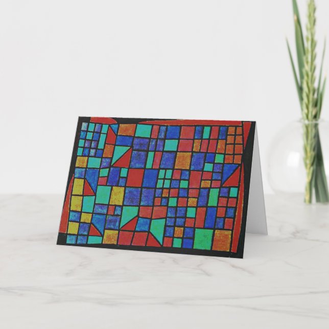 Carte Klee - Façade en verre (Devant)