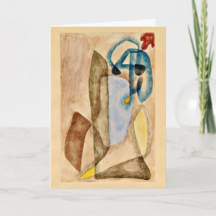 Carte Klee - Fleur en mars, art abstrait