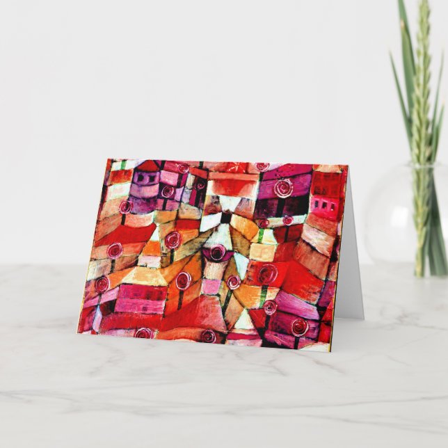 Carte Klee - Jardin Rose (Devant)