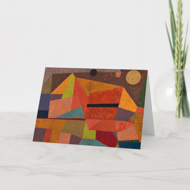 Carte Klee - Joyful Mountain Landcape (Devant)