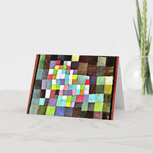 Carte Klee -Résumé avec référence à l'arbre à fleurs