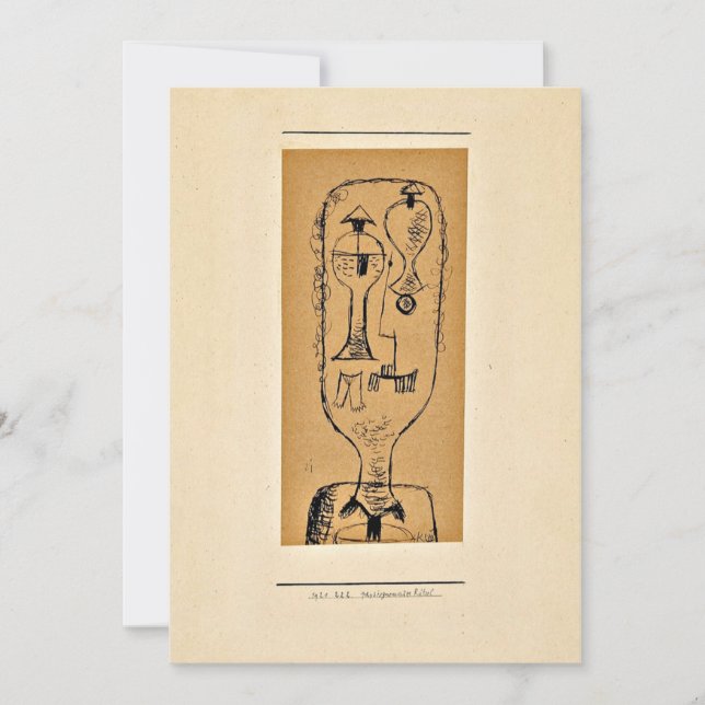 Carte Klee - Riddle Physiognomique (Devant)