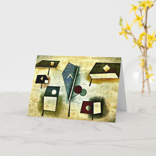 Carte Klee - Six espèces (Fleur jaune)