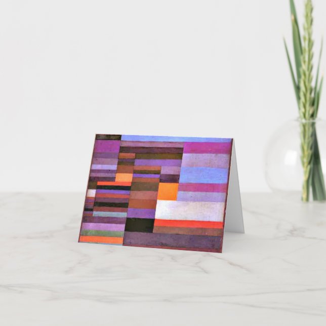 Carte Klee - Soirée du feu (Devant)