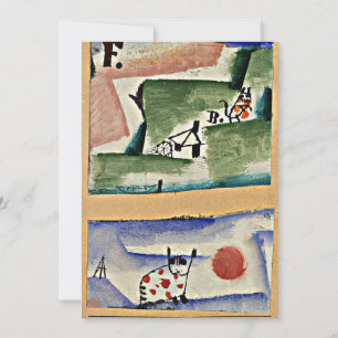 Carte Klee - Tomcat's Turf, peinture lunaire
