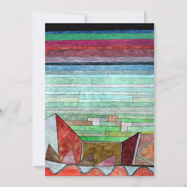 Carte Klee - Vue sur le pays fertile (Devant)