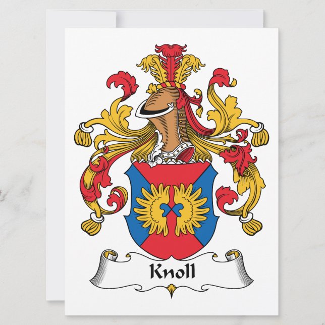 Carte Knoll Famille Crest (Devant)