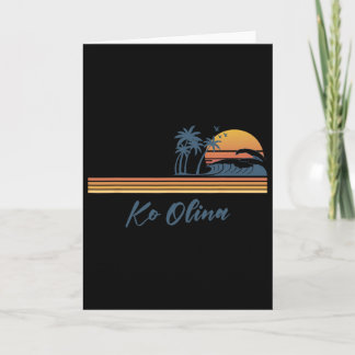 Carte Ko Olina Beach Hawaii Family Matching Vacation Sum