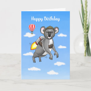 Carte Koala Fusée Spécatculaire