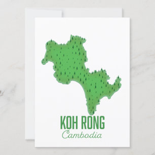 Carte Koh Rong Cambodge