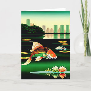 Carte Koi Pond Singapour
