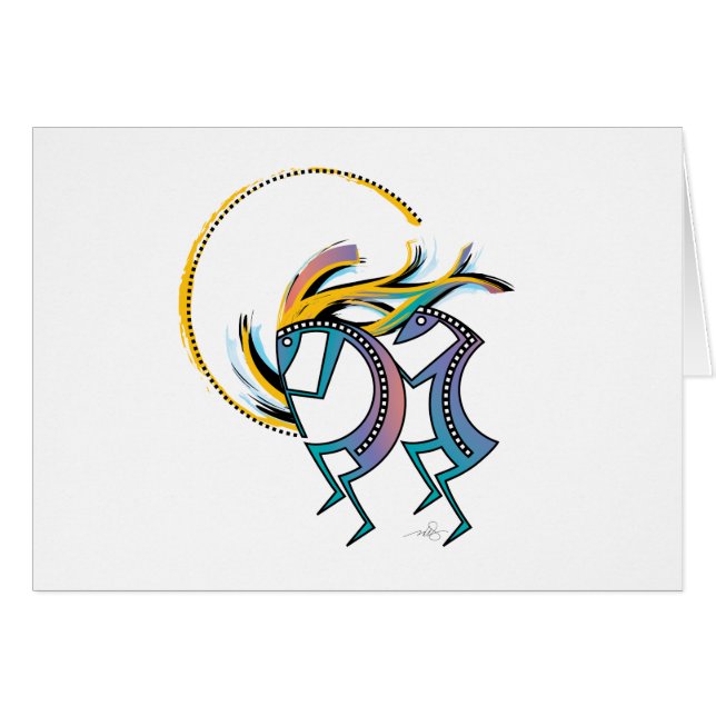 Carte Kokopelli et Kokopelli Mana (Devant horizontal)