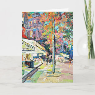 Carte Korovin - Scène Rue Parisienne