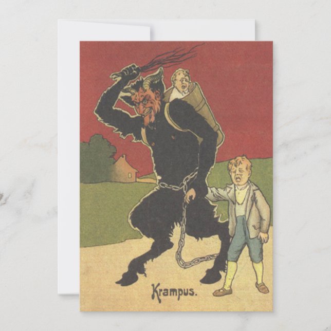 Carte Krampus kidnapping (Devant)