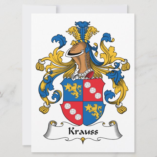 Carte Krauss (Devant)