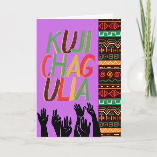 Carte Kujichagulia Autodétermination Kwanzaa