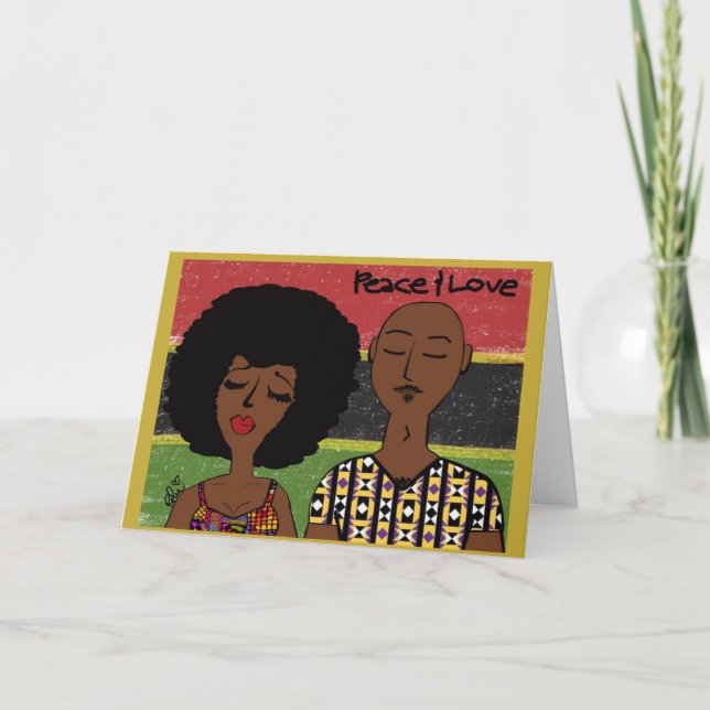 Carte Kwanzaa moderne (Devant)