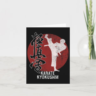 Carte Kyokushin Karate Japonais Cadeau d'art martial